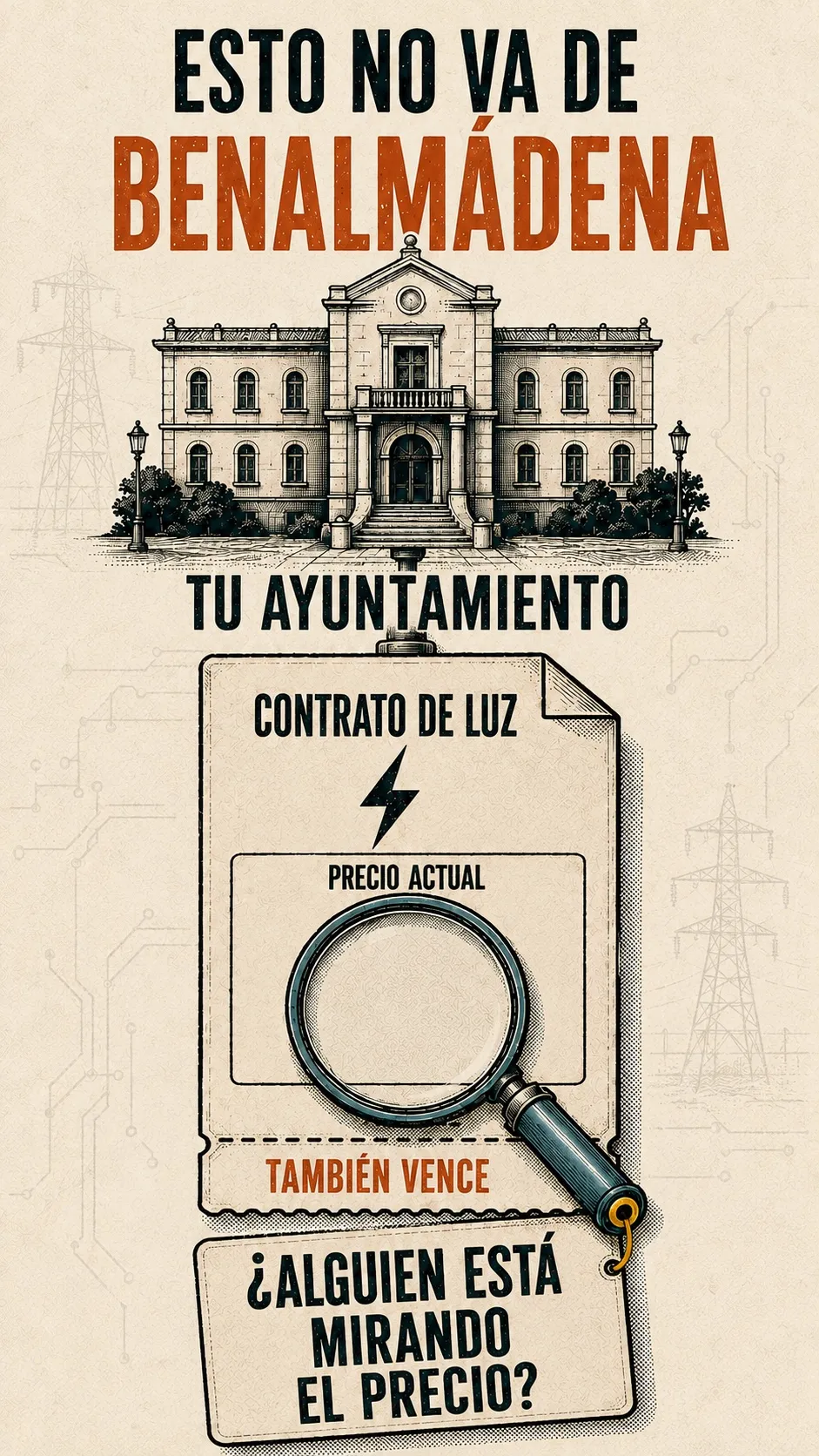 Fotograma: «Tu ayuntamiento», un contrato de luz bajo la lupa: «¿Alguien está mirando el precio?».